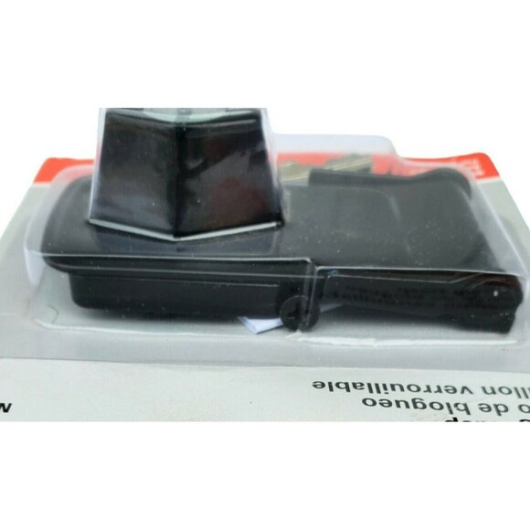 New Locking Hasp Security Safety Lock 2 Key 3 1/2” Black Steel National Hardware - Picture 3 of 6